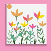 mooi bloemen romantisch bloem verzameling met rozen, bladeren, bloemen boeketten, bloem composities, en vector achtergronden.