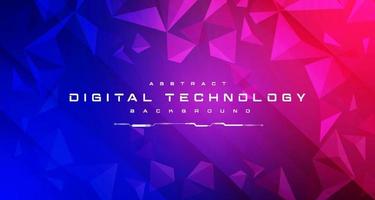 abstract digitaal technologie futuristische stroomkring blauw roze achtergrond, cyber wetenschap techniek, innovatie communicatie toekomst, ai groot gegevens, internet netwerk verbinding, wolk hi-tech illustratie vector