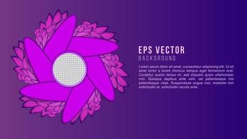 tekening Purper infographic stappen. vector illustratie.