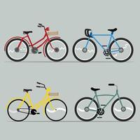 cartoon fietscollectie vector