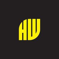 hw logo ontwerp vector Sjablonen