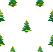 kerstboom naadloze patroon achtergrond vector