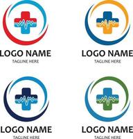 medisch Gezondheid zorg apotheek logo ontwerp vector grafiek
