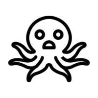 octopus pictogram ontwerp vector