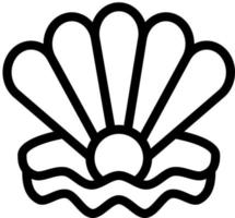 clam icoon ontwerp vector