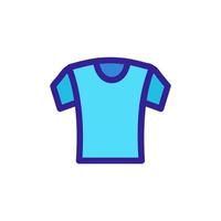 t-shirt icoon vector. geïsoleerd contour symbool illustratie vector