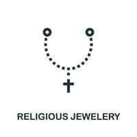religieus sieraden icoon. gemakkelijk element van sieraden verzameling. creatief religieus sieraden icoon voor web ontwerp, Sjablonen, infographics en meer vector