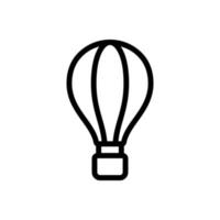 ballon ballon icoon vector. geïsoleerd contour symbool illustratie vector