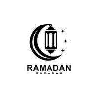 Ramadan logo. Islamitisch lantaarn gemakkelijk vlak logo vector illustratie. lantaarn logo vector