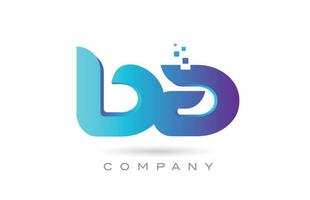 ba alfabet brief logo icoon combinatie ontwerp. creatief sjabloon voor bedrijf en bedrijf vector