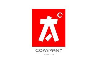 rood een alfabet brief logo icoon ontwerp met Japans stijl belettering. creatief sjabloon voor bedrijf en bedrijf vector