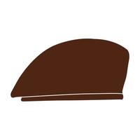 jongen verkenner baret hoed logo vector