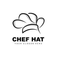 chef hoed logo, restaurant chef vector, ontwerp voor restaurant, horeca, deli, bakkerij vector