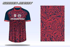 voetbal Jersey sport t-shirt ontwerp mockup voor Amerikaans voetbal club vector