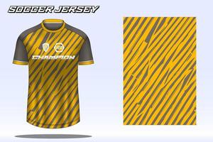 voetbal Jersey sport t-shirt ontwerp mockup voor Amerikaans voetbal club vector