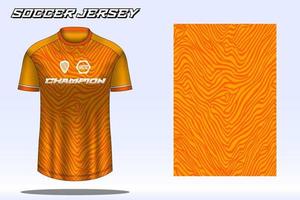 voetbal Jersey sport t-shirt ontwerp mockup voor Amerikaans voetbal club vector