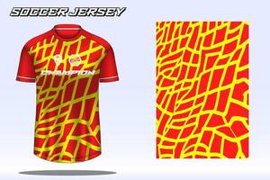 voetbal Jersey sport t-shirt ontwerp mockup voor Amerikaans voetbal club vector