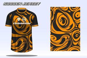 voetbal Jersey sport t-shirt ontwerp mockup voor Amerikaans voetbal club vector