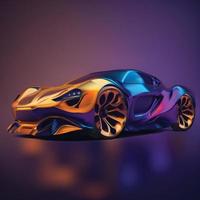 3d modern realistisch concept auto vector