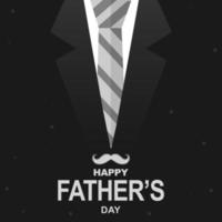 gelukkig vaders dag groet kaart. banier, poster, achtergrond ontwerp. vector illustratie.