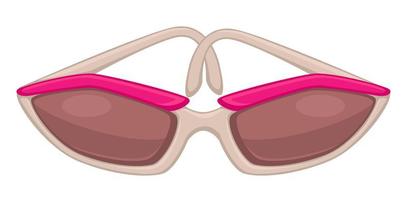 modieus Dames zonnebril voor zomer vakantie, elegant accessoires vector
