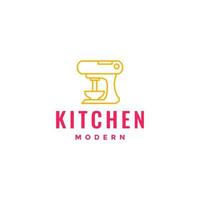 staan menger beslag brood taart Koken keuken minimalistische kleurrijk logo ontwerp vector icoon illustratie sjabloon