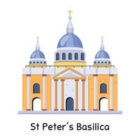 St. Peters Basiliek vector