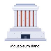 modieus mausoleum Hanoi vector