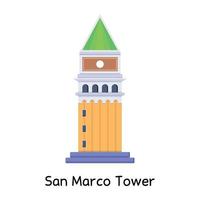 san marco toren vector