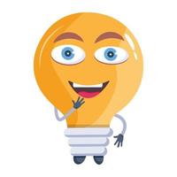 modieus emoji licht vector