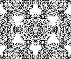 elegant vector oosters zwart ornament Aan wit achtergrond. wijnoogst Victoriaans damast. naadloos abstract patroon. voor textiel behang tegels of verpakking.