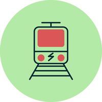 elektrische trein vector icoon