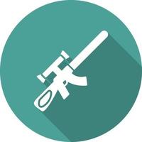 sniper rifle vector icon