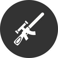 sniper rifle vector icon