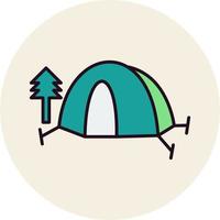 tent vector pictogram