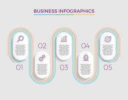 bedrijfsconcept infographic ontwerp vectorillustratie vector