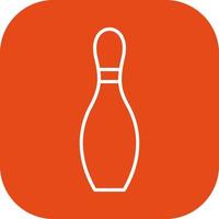 uniek bowling pin vector icoon