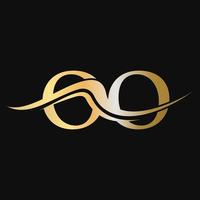 brief ooo logo ontwerp monogram bedrijf en bedrijf logotype vector