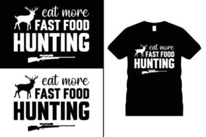jacht- t-shirt, grappig hert, minnaar overhemd ontwerp, jager t-shirt. gebruik voor t-shirt, mokken, stickers, kaarten, enz. vector