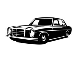 luxe klassiek auto logo silhouet vector concept geïsoleerd insigne embleem