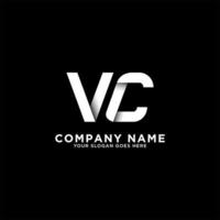 initiaal naam vc brief logo ontwerp vector illustratie, het beste voor uw bedrijf logo