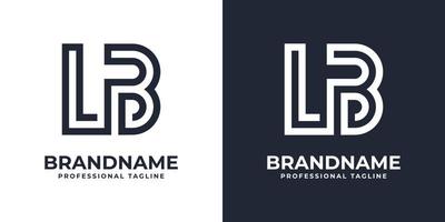 gemakkelijk pond monogram logo, geschikt voor ieder bedrijf met pond of bl voorletter. vector