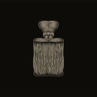 parfum fles elegant illustratie ontwerp vector