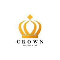 wijnoogst kroon logo Koninklijk koning koningin abstract logo ontwerp vector sjabloon. meetkundig symbool logotype concept icoon.