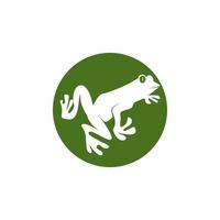 groene kikker pictogram en symbool vectorillustratie vector