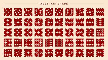 verzameling van eenvoudig patroon ontwerp sjabloon. abstract eenvoudig patroon ontwerp. vector