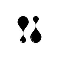 waterdruppel pictogram logo vector
