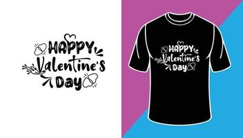 Valentijnsdag t-shirt ontwerp vector