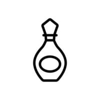 vrouwen parfum pictogram vector. geïsoleerde contour symbool illustratie vector