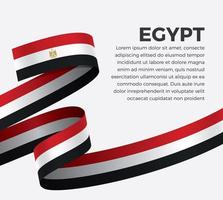 Egypte abstract golfvlag lint vector